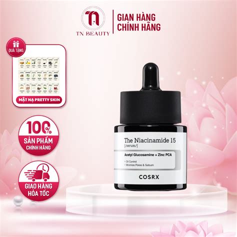 Tinh Chất Niacinamide 15 Chăm Sóc Da Mụn Toàn Diện Cosrx The Niacinamide 15 Serum 20ml Shopee