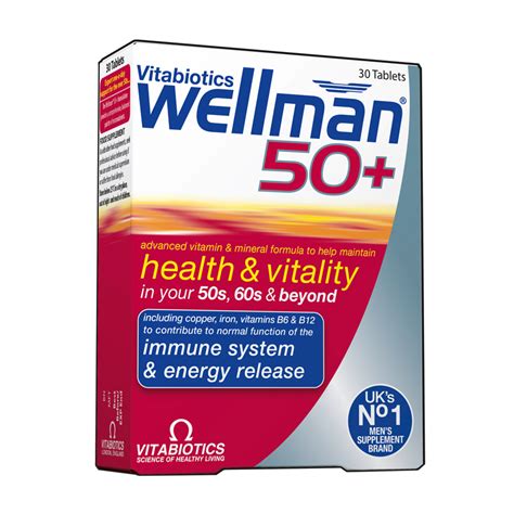 Vitabiotics Wellman 50 30 Tablets Feelunique