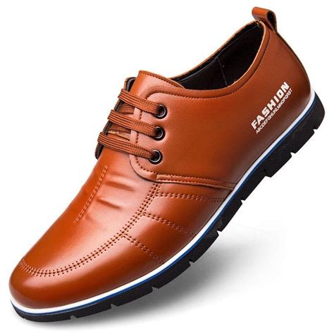 Men Microfiber Leather Slip Resistant Soft Sole Casual Driving Shoes