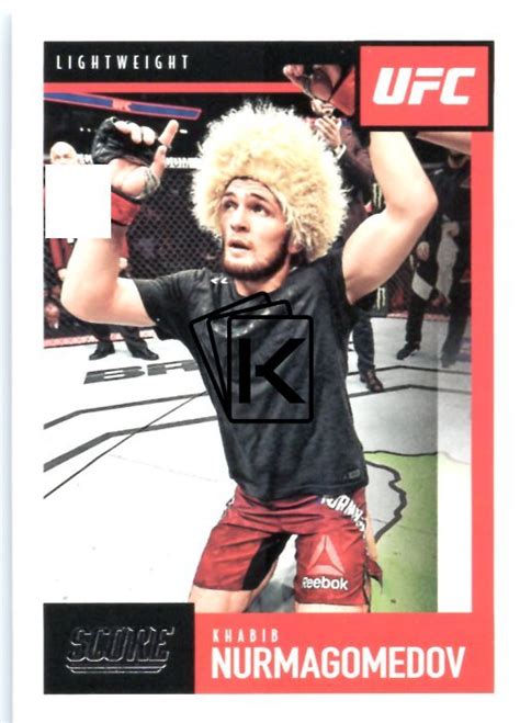 Panini Chronicles Ufc Score Khabib Nurmagomedov Karti K Rna