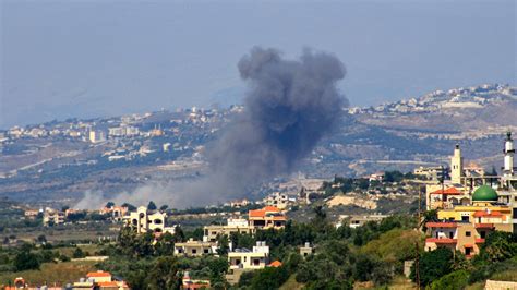 Hezbollah Fighters Shoot Down Israeli Drone In Lebanon Fire Rockets At