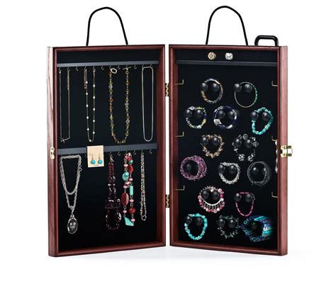 Jewelry Travel Display Case with Black Velvet Interior | Jewelry box ...