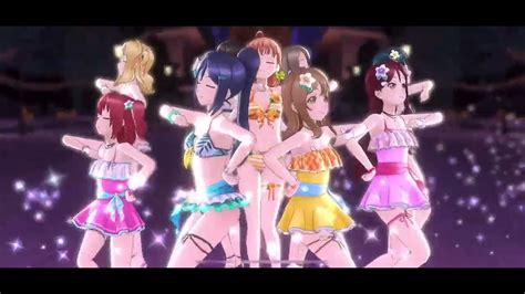 Llsifas Dancing Stars On Me Mv Aqours Summer Splash Youtube