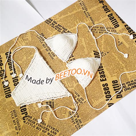 Bikini len móc và Áo Crop top len móc thời trang Shop BeeToo