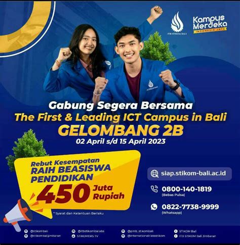 Gabung Segera Bersama The First Leading ICT Campus In Bali GELOMBANG