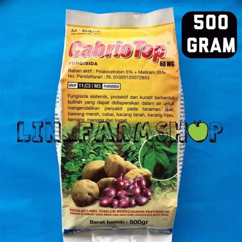 CABRIO TOP 60 WG 500 GRAM FUNGISIDA Piraklostrobin 5 Metiram 55