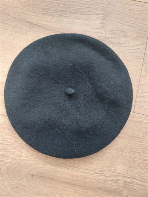 Czarny beret średnica 27 cm Legnica OLX pl