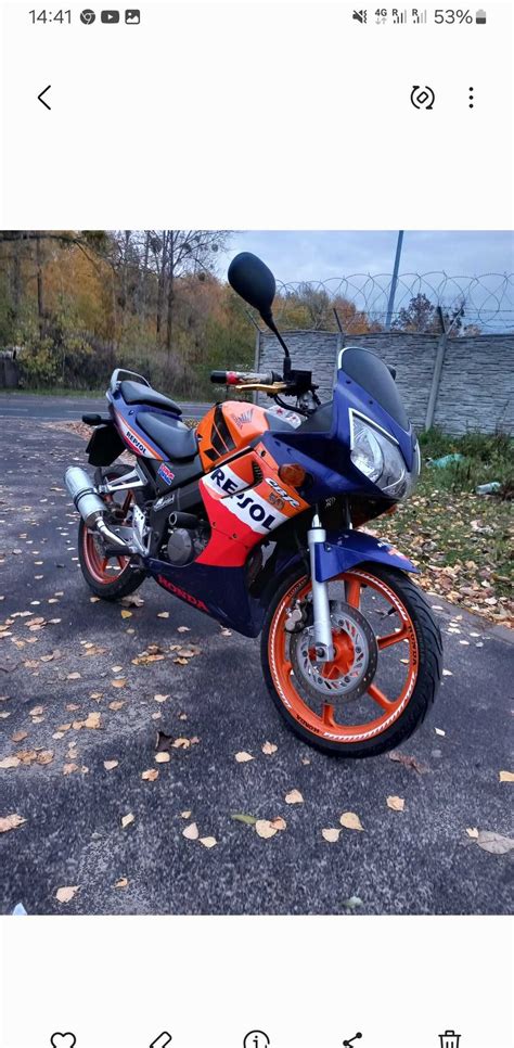 Honda Cbr Repsol Zarejestrowany Na Motorower Konin Olx Pl