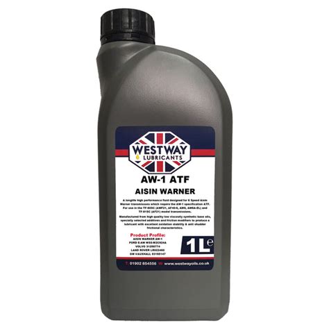 AW-1 ATF Synthetic Transmission Fluid – Westway Oils