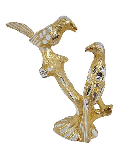 Buy Ethnic Karigari Metal Feng Shui Meenakari Love Birds Showpiece 20