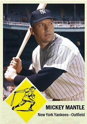 Pin By Brock Brock On Mickey Mantle Custom Cards Yankees Baseball