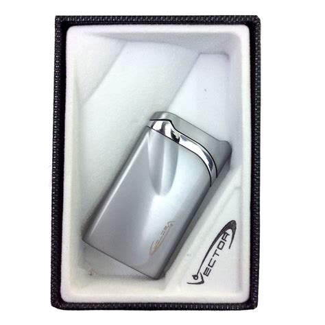 VECTOR ULTRA 1C CHROME SATIN TORCH LIGHTER