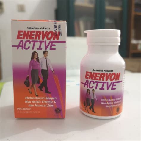 Jual Enervon Active Tablet Enervon C Botol Daya Tahan Tubuh