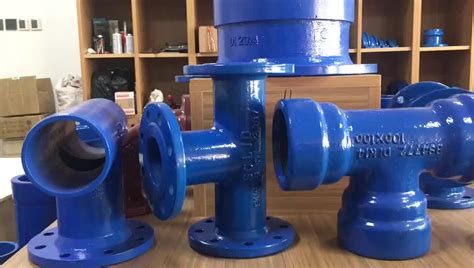 Iso En Pn Ductile Iron Pipe Fitting Epoxy Coated All Flanged