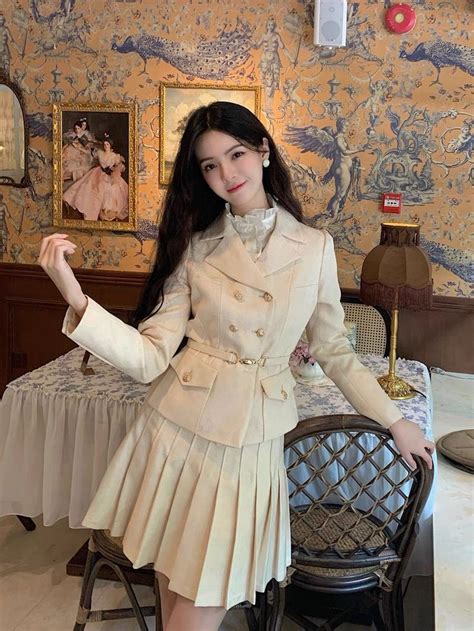 Outfits Winter Dresses Clothes Preppy Style Lady Fashion Ulzzang