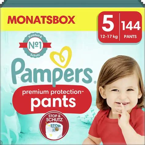 Pampers Premium Protection Pants Gr 5 12 17kg Monatsbox Online Kaufen