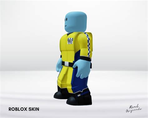 Roblox Racing Outfit Roblox Avatar Outfit Template Yellow Shirt and ...