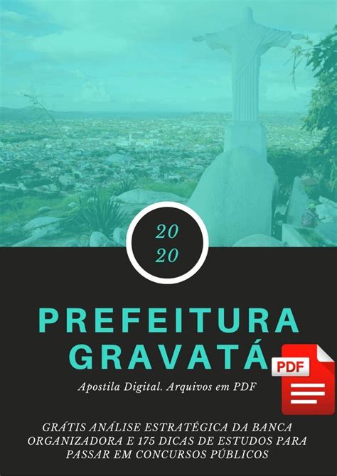 Provimento Efetivo Concursos Apostila Auditor Prefeitura Gravat