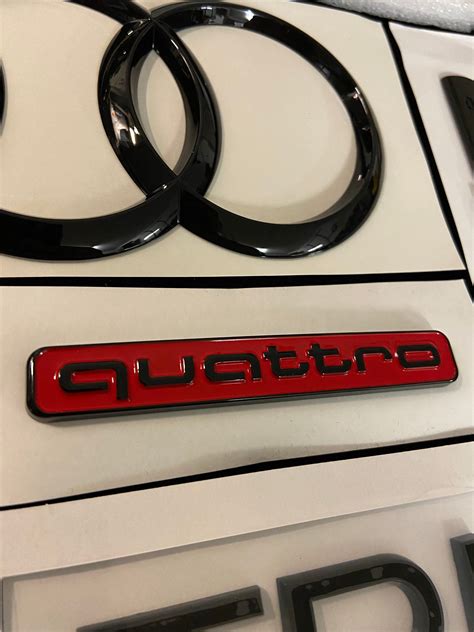 Q7 Gloss Black Full Badges Set For Audi Q7 4m 2016 2021 Etsy