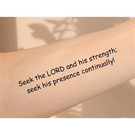 Bible Verse Temporary Tattoo/christian Tattoos/tattoo for Church ...