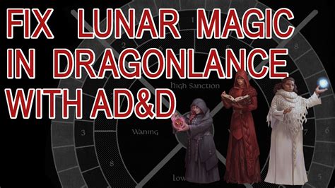 Fix Lunar Magic in 5e Dragonlance with AD&D 2e - YouTube