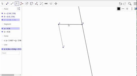 Constructing A Rhombus Using Geogebra Youtube