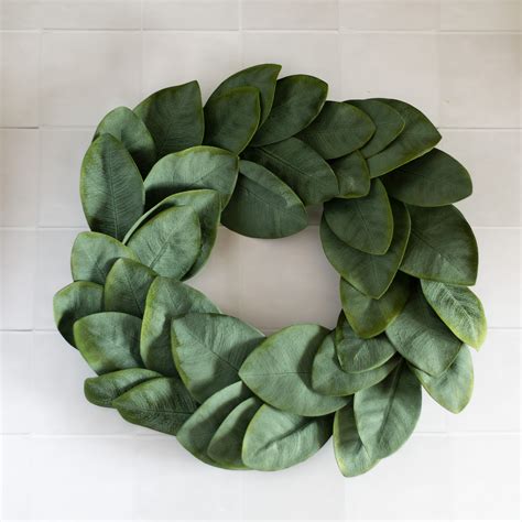 Magnolia Wreath, 20" | FIG & Company