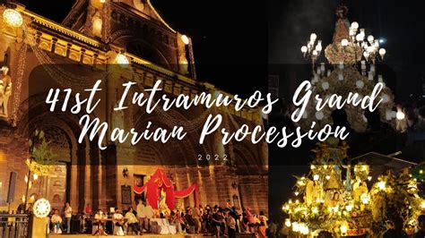 St Intramuros Grand Marian Procession Igmp Avemaria Igmp