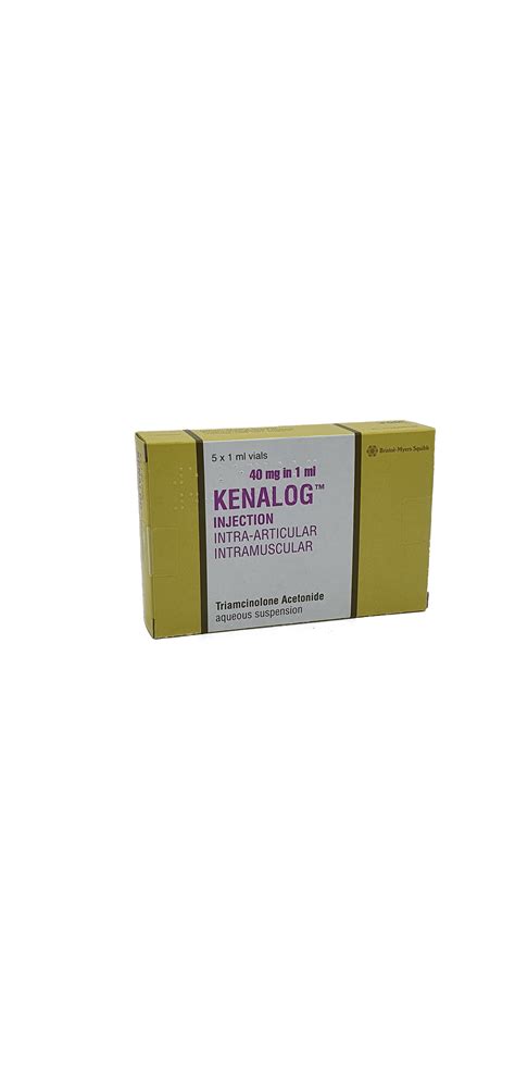 Kenalog Vials 40mg X 5 Ulm V Mcdowell Pharmaceuticals