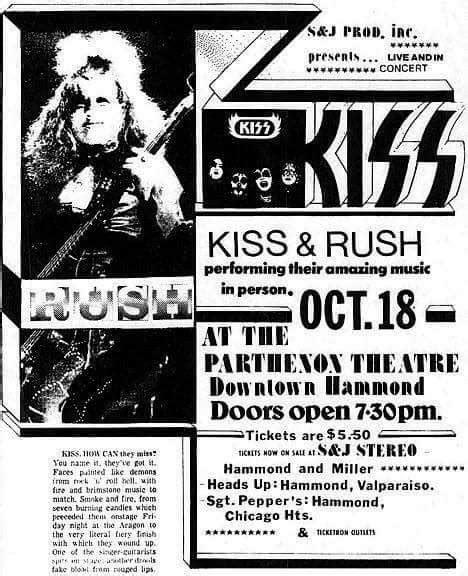 Kiss Hammond Indiana October Parthenon Theater Hotter