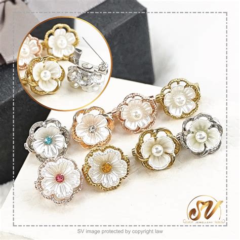 Kerongsang 10 Pcs Baby Brooch Pin Tudung Kerongsang Korea 10 Pcs Mix