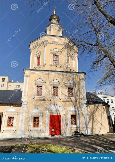 Church Of The Holy Trinity In Khokhly In Octoer Moscow 1610 Year