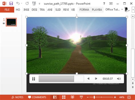 Animated Landscape Video Backgrounds For PowerPoint