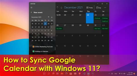 How to Sync Google Calendar with Windows 11? - wikigain