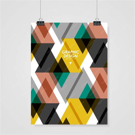 Premium Vector | Modern poster template design
