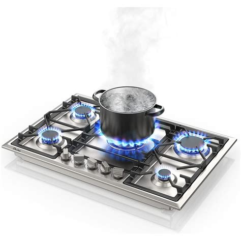 $27/mo - Finance 30 Inch Gas Cooktop with 6 Metal Knob, Dalxo 5 Italy ...