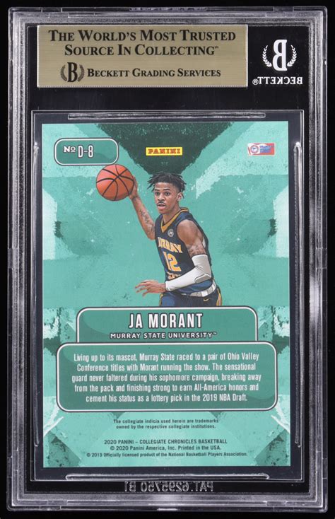 Ja Morant Panini Prizm Draft Picks Downtown Bgs