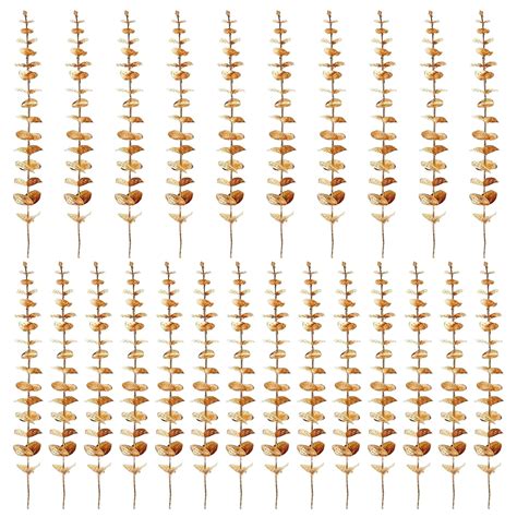 Wmenjiazihan Artificial Eucalyptus Leaves Pcs Stems Decor Artificial