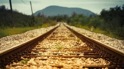 Railroad Tracks Slovenia Free Photo On Pixabay Pixabay