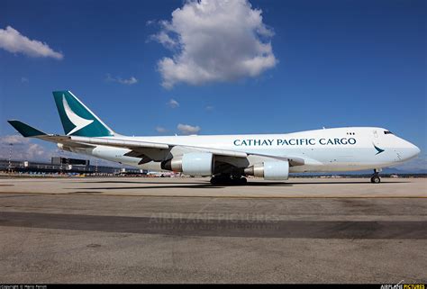 B Lic Cathay Pacific Cargo Boeing 747 400f Erf At Milan Malpensa