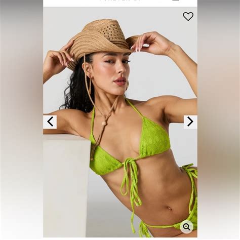 Forever 21 Swim F2 Crochetstyle Bikini Set Poshmark