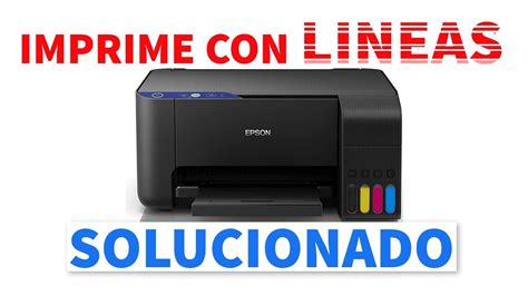 Imprime Con Lineas Impresora Epson L L L L L