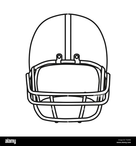 Football Helmet Outline Clip Art