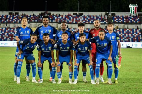 Liga Super Kuching City FC Ikat Kuala Lumpur City FC Di Cheras TVS