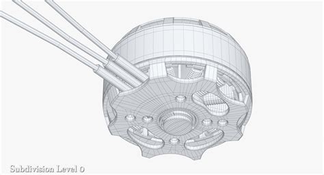 Drone Dc Motor Dji 3d Model