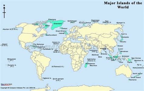 World Islands Map Discover The Major Islands Of The World