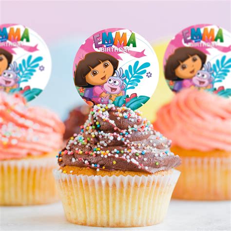 Dora The Explorer - Edible Cake Topper, Custom Edible Cake Topper | Edible cake toppers, Edible ...