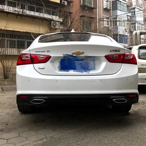 For Chevrolet Malibu XL Spoiler 2016 2019 Year Glossy Carbon Fiber FRP