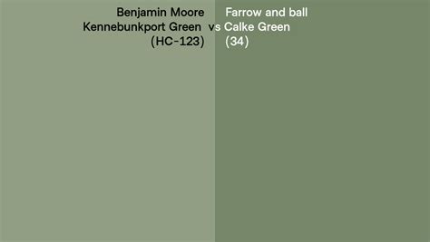 Benjamin Moore Kennebunkport Green Hc Vs Farrow And Ball Calke