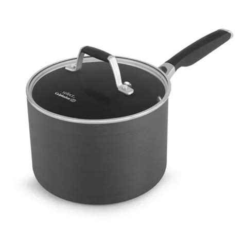 Calphalon Select 3 5 Qt Hard Anodized Aluminum Nonstick Sauce Pan In